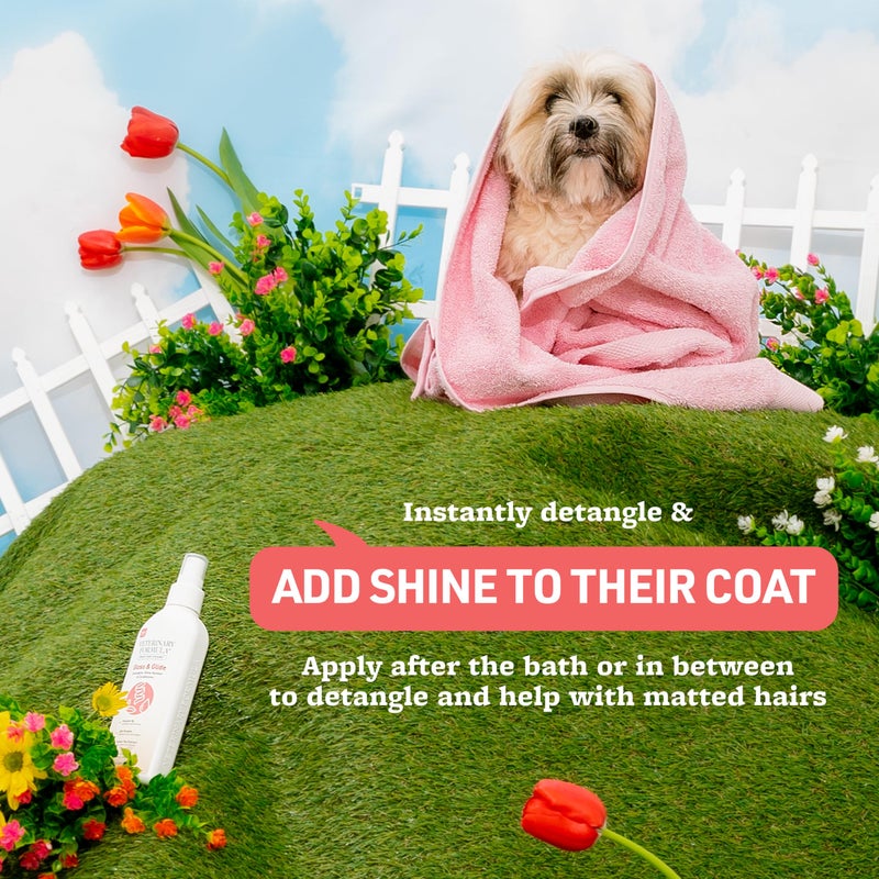 Veterinary Formula Smart Coat Complex Gloss & Glide Detangler, 8 Fl oz â€“ Shine Builder, Conditioner Spray for Dogs â€“ Quickly Detangles Matted Hair â€“ with Silk Protein and Antioxidants - Image 3